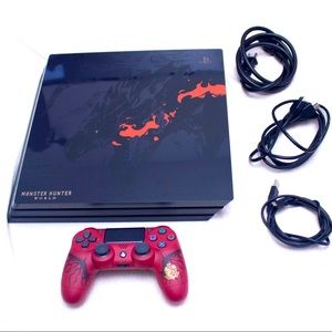 PS4 Playstation Pro Monster Hunter World Edition